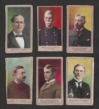 c1910's T175 Sweet Caporal Tobacco Cards - Spanish War Heroes - Bryan, Lawton ++ picture