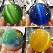 40/50/60/80/100mm Mexican Opal Gemstone Sphere Decor Crystal Healing Ball +Stand picture