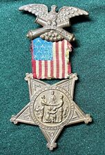 Grand Army of the Republic 1861-1866 Civil War Veteran Badge Medal 3.25” x 1.75” picture