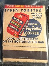 VINTAGE MATCHBOOK - TOP COFFEE - TOP WHITE BREAD - UNSTRUCK BEAUTY picture