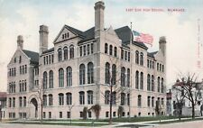 Vintage Postcard Milwaukee Wisconsin WI East Side High School 1910 486 picture