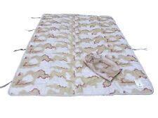 1 USMC Army Military Desert Coyote Camo Poncho Liner WOOBIE Blankets w. Sack BAF picture