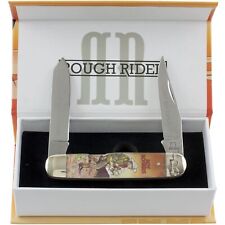 Rough Rider Roy Rogers Moose Pocket Knife RR1839 Riders of Silver Screen 2 Blade picture