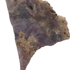 MEXICAN LUNA AGATE SLAB ~33 grams /  jasper rock mineral cab purple obicular  picture