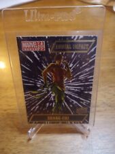 2021-22 Upper Deck Marvel Annual , ANNUAL IMPACT Shang-Chi Marvel Comics picture