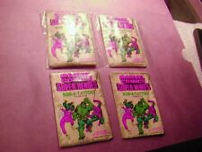 MARVEL COMICS SUPER HEROES Rub-A-Tattoo 1980 Donruss  Unopened Wax Pack * 1 pack picture