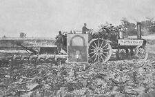 Geiser Steam Plow Farm Tractor Nashville Tennessee TN Reprint Postcard picture