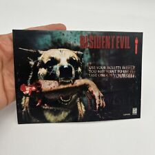 Resident Evil 1 Postcard Vintage Ad Post For PC Release 1997 Capcom picture