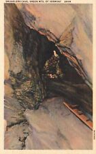 Postcard VT Green Mountains Vermont Smugglers Cave 1936 Linen Vintage PC H4168 picture