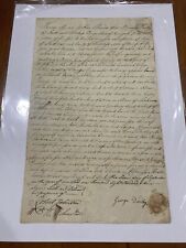 1803 Southeast New York Land Deed SIGNED Handwritten Dudley Johnston *Original* picture