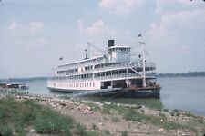 1964 Delta Queen Steamboat Mississippi River New Orleans Vintage 35mm Slide picture