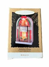 Vintage Hallmark Magic Keepsake Ornament Jukebox Party Light & Music Mice 1996 picture