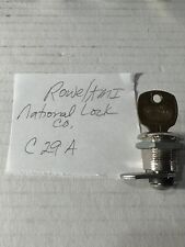 Original Rowe/AMI Wallbox Jukebox  Lock C 29A with Key WORKING picture