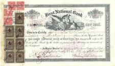 First National Bank of Ossining, New York - Stock Certificate - Banking Stocks picture
