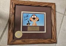 Nathan Lane Autogrpahed Timone Picture Framed And Authenticated  picture