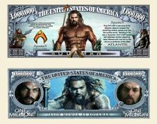 25 Pack Jason Momoa Aquaman Million Dollar Bills Collectible Funny Money Novelty picture