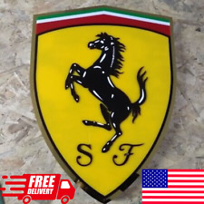 Ferrari Metal Sign, Garage Sign, Ferrari Sign For Sale, Ferrari Sign - 80 cm picture