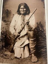 Geronimo Postcard Chiracahua Apache Indian Chief Photo Native American picture