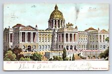 Postcard The Capitol Harrisburg PA State Capitol Building Posted 1906 picture
