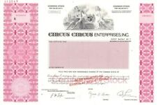 Circus Circus Enterprises, Inc. - Specimen Stock Certificate - Specimen Stocks & picture