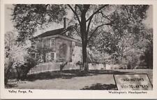 RPPC Postcard Valley Forge PA Washington's Headquarters  picture