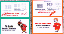 2 AIR INDIA AIRLINES TIMETABLES SCHEDULES picture