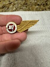 National Airlines Stewardess Enamel Vintage Wing Pin picture