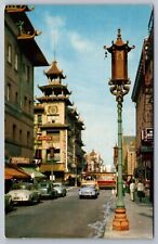c1950's Chinatown Grant Avenue Cable Car Pagoda Street Lamp picture