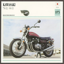 Kawasaki  1973  750 Z2  900 Z1    Edito Service Atlas Motorcycle Card picture