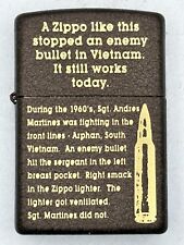 2016 A Zippo Like This Enemy Bullet Vietnam Black Matte Zippo Lighter NEW picture