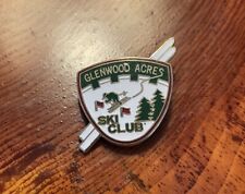 Vintage Glenwood Acres Ski Club Pin, Kissing Bridge, Western New York Skiing picture