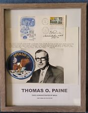 THOMAS O. PAINE 3st NASA Administrator Rare Signed APOLLO 11 Postal Cover CERT picture