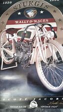 Scott Jacobs Harley Indian Racer 1924  AUTOGRAPHED Poster....Sturgis 1995 picture