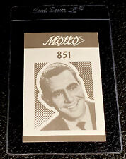 Rod Serling Rookie #851 1987 Motto Trivia Game Trading Card The Twilight Zone picture