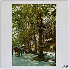 Barcelona The street Ramblas The Fountain of Canaletas Postcard (P849) picture