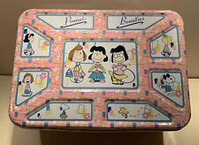 Peanuts Beauties Fabulous Girls Collectible Craft/Tin/Box 1998.  13” x 9” X 7.5” picture