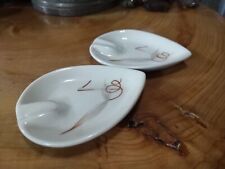 Pair 1960s mid-century Winfield pottery individual ashtrays picture