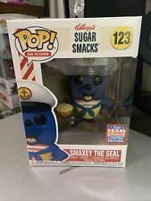 Funko Pop Kelloggs Sugar Smacks #123 Smaxey The Seal 2021 SDCC w/ Protector picture