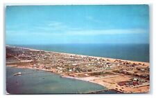 Dewey Beach, DE Postcard-  AERIAL VIEW OF DEWEY BEACH LOOKING NORTH picture