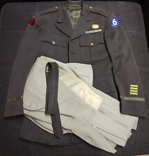 WW2 US Army Officer's Major's 7th Division PTO Coat & Pants 38R 6th Corps picture
