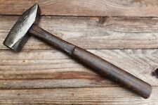 Vintage 2 LB Cross Peen Hammer w/ Wood Handle - Blacksmithing Forging Hammer picture