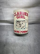 Vintage-Clabber Girl Baking Powder Tin 24 Oz/EMPTY Decorative Can Dated/August92 picture
