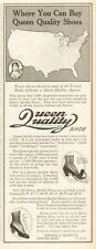1912 Thomas G Plant Co Boston MA Queen Quality Button Ankle Shoe Boot Fashion Ad picture
