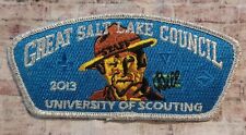 Great Salt Lake Council NEW 2013 University of Scouting Staff Shoulder Patch picture