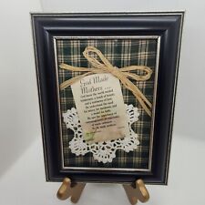 Religious Mother's Day Poem Framed Handmade picture