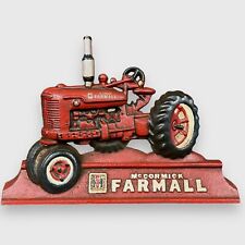 Farmall IH McCormick Tractor Door Stop Cast Iron With Antique Distressed Finish picture