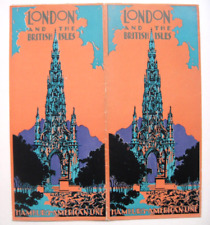 Gorgeous 1920's Travel Brochure for 