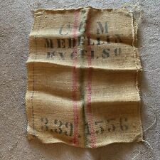 Vintage Product of Columbia Medellin Excelso Burlap Coffee Sack Bag picture