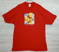 Vintage Disney Store Winnie The Pooh Shirt 2XL Smile And The World Smiles Back picture