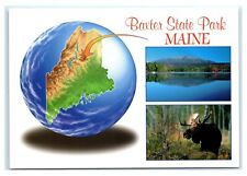 Postcard Greetings from Baxter State Park, Mt Katahdin Togue ME MS669A picture